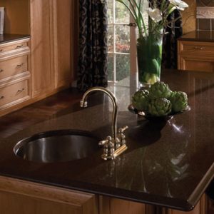Silestone Solid Surface Countertop in Coffee Brown