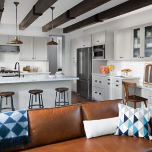 Timberlake Cabinetry Style: New Haven Material: Maple Painted: Stone Kitchen, Solid Wood with Full Overlay in a Recessed Panel