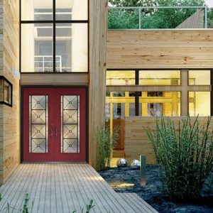 Masonite Doors Red Double Doors